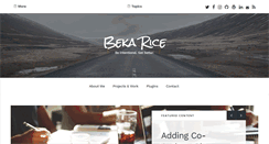 Desktop Screenshot of bekarice.com
